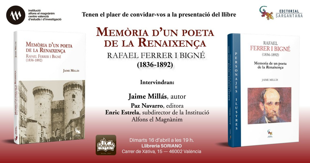 Memòria d'un poeta de la Renaixença. Rafael Ferrer i Bigné (1836-1892)