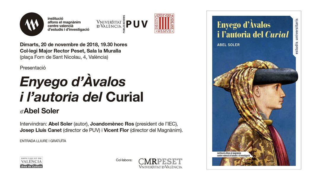El llibre que descobreix l’autoria de "Curial e Güelfa", clàssic de la literatura valenciana