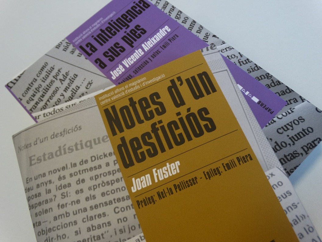 Joan Fuster i José Vicente Aleixandre obrin la nova etapa de Papers de Premsa