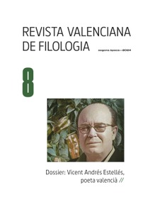 Revista Valenciana de Filologia 8. Segona època - 2024