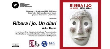 Artur Heras presenta en Gandia "Ribera i jo. Un diari"