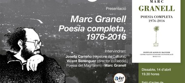 La "Poesia completa (1976-2016)" de Marc Granell se presentó en Alfafar