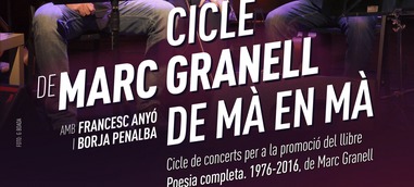 "Marc Granell, de mà en mà" en La Pobla de Vallbona