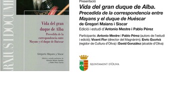 Presentació del llibre "Vida del gran duque de Alba"