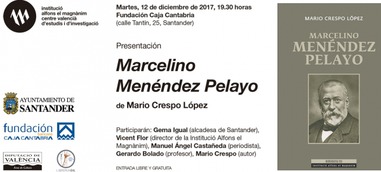 Presentación de la biografía de Marcelino Menéndez Pelayo