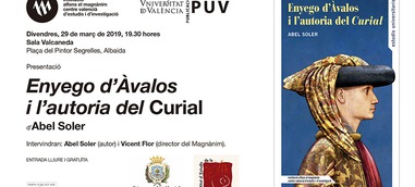 Abel Soler presenta en Albaida 'Enyego d'Avalos i l'autoria del Curial'