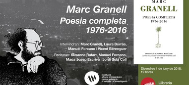 La "Poesia completa" de Marc Granell es va presentar a Barcelona