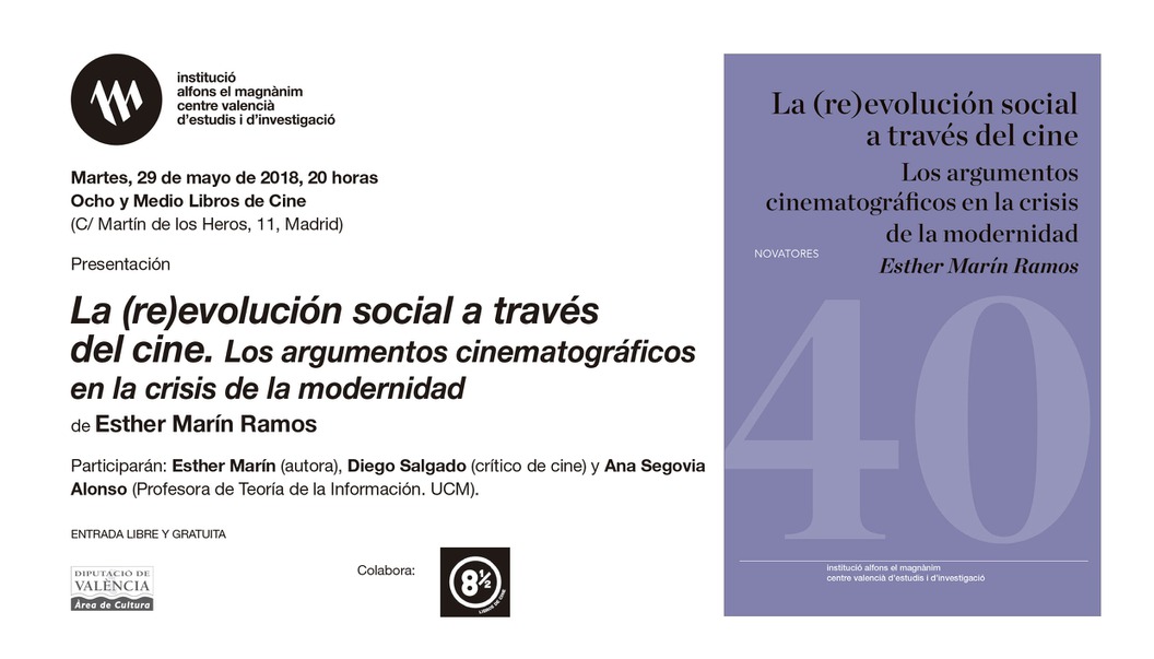 Presentació a Madrid de "La (re)evolución social a través del cine"