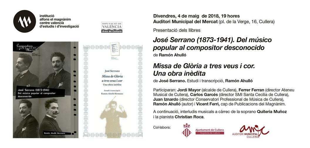 Els dos llibres del mestre José Serrano es van presentar a Cullera
