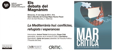 "La Mediterrània hui: conflictes, refugiats i esperances"