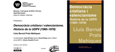 El Magnànim presenta a l'Espai Barraques de Catarroja el llibre "Democràcia cristiana i valencianisme"