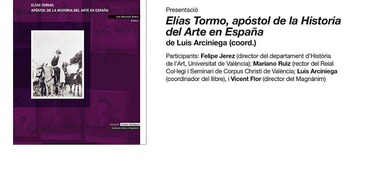 Se presenta la obra ‘Elías Tormo, apóstol de la Historia del Arte en España’