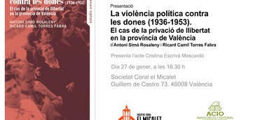 Presentació del llibre "La violència política contra les dones"