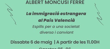 Firma del libro: La immigració estrangera al País Valencià