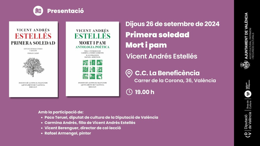 Presentación: Mort i pam i Primera soledad 