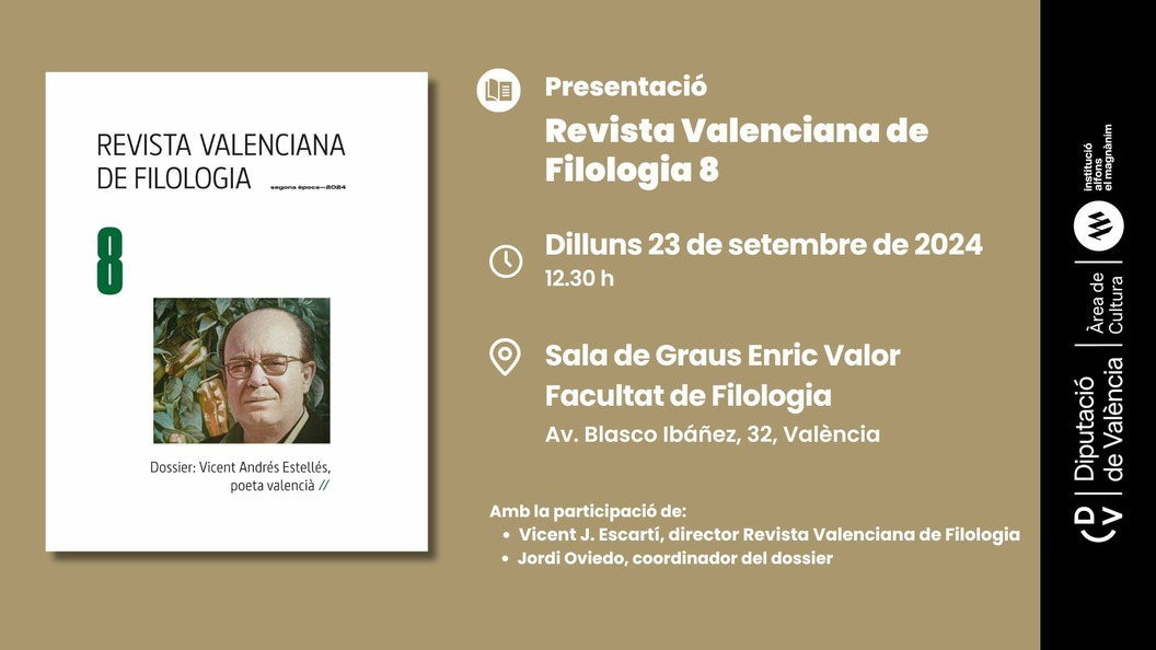 Presentació: Revista Valenciana de Filologia