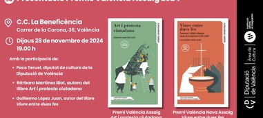 Presentació: Premis València Assaig 2024