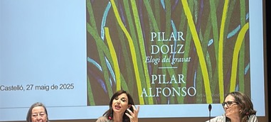 Pilar Alfonso va presentar el seu llibre ‘Pilar Dolz. Elogi del gravat’